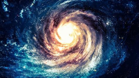 Swirling Wind Space Stars Nebula Galaxy Hd Wallpaper Wallpaper Flare