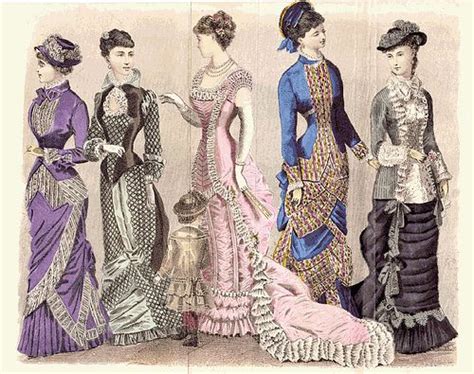 19th Century Fashion Plate Godeys Ladies Book 1880 Fashion Plates