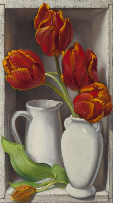 Denise Mickilowski Flower Paintings