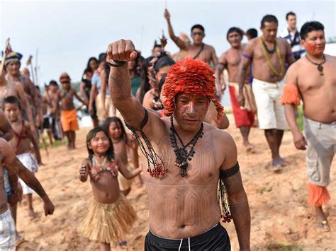 Amazon Watch Amazonian Tribe Brings Struggle To International Stage