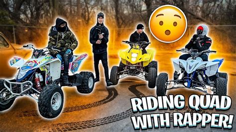 Little Brother Rides Quads With Famous Rapper Flip Dinero Braap Vlogs Youtube
