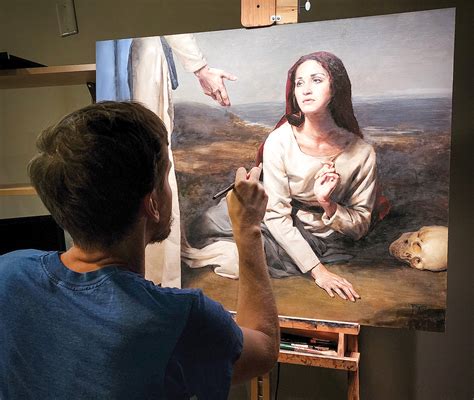 Artist Painting Of Mary Magdalen Reminds Us Of Our Mortality And That Jesus Is Calling Us To