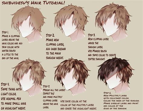 Fantastic How To Draw Anime Hair Digitally Information Update Otaku