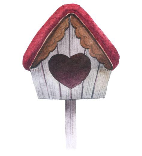 Free Set Of Colorful Bird Houses 21305597 Png With Transparent Background
