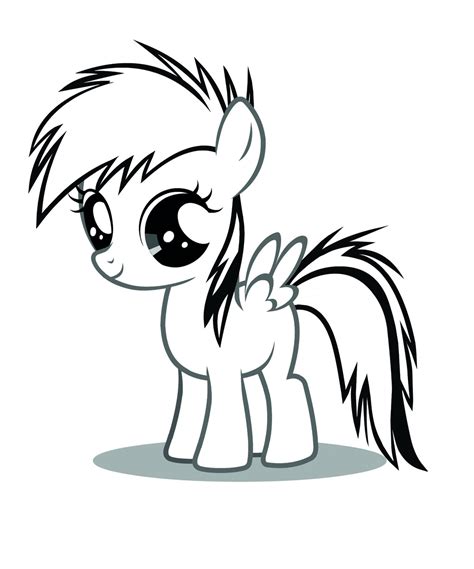Maybe you would like to learn more about one of these? Rainbow Dash coloring pages to download and print for free