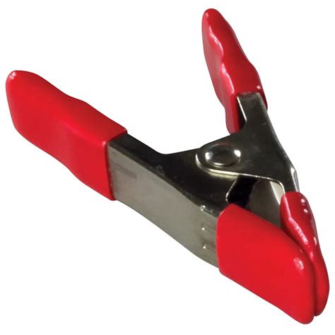 Bessey 1 Inch Steel Spring Clamp With Handles And Tips The Home Depot