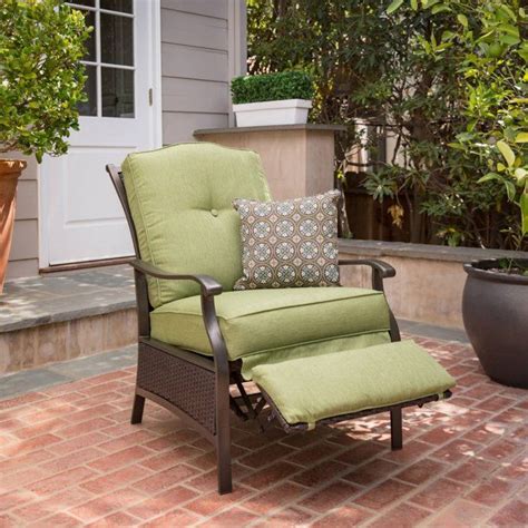 Better Homes And Gardens Providence With Cushion Wicker Outdoor Lounge Chair Green