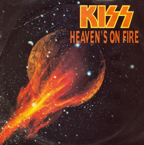 Kiss Heavens On Fire Vinyl 7 Single 45 Rpm Discogs