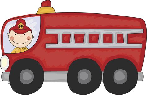 Fire Truck Fire Engine Clipart Image Cartoon Firetruck Creating 6