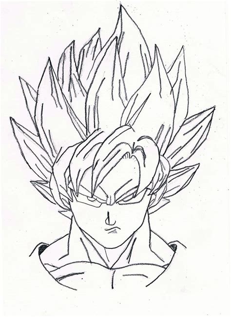 Dragon ball z goku drawing goku drawing character drawing. 9 best Projects to Try images on Pinterest | Coloring ...