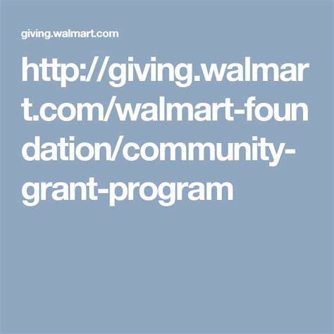 http://giving.walmart.com/walmart-foundation/community-grant-program