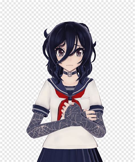 Yandere Simulator Senpai And Kōhai Anime Smiling Girl Black Hair
