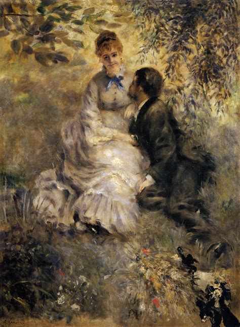 The Lovers C1875 Pierre Auguste Renoir