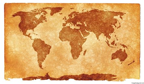 Old Fashioned Vintage World Map Background Free Template Ppt Premium