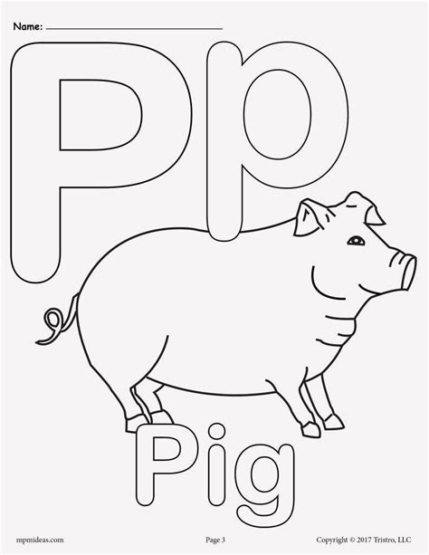 Letter P Coloring Sheet In 2020 Alphabet Coloring Pages Alphabet
