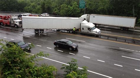 I 287 Cleared After Tractor Trailer Jackknifes Over Guardrail
