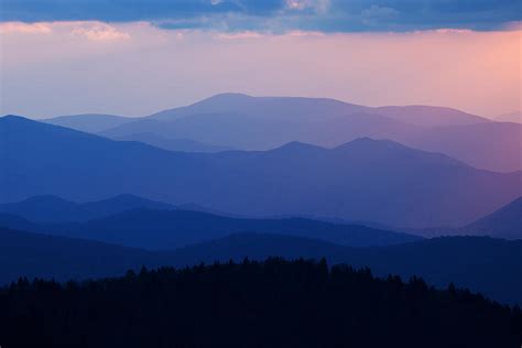 Sunset Great Smoky Mountains Photograph By Dean Pennala Fine Art America
