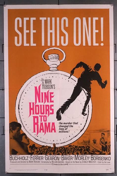 NINE HOURS TO RAMA 1963 11403 Movie Poster 27x41 Original U S One Sheet Po EBay