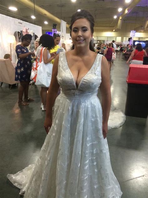 My Friend Did A Bridal Show Over The Summer How Does She Look In This Dress R Weddingsgonewild