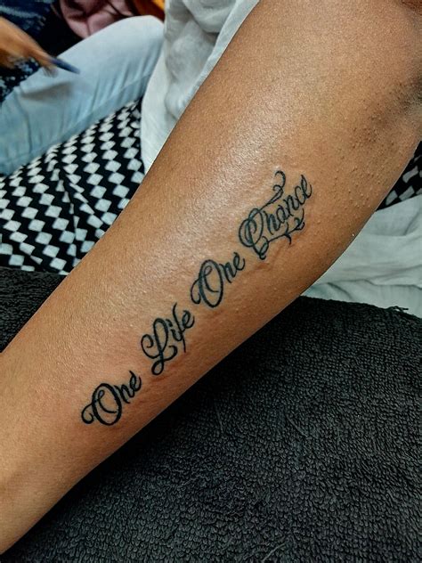 One Life One Love Tattoo Love Tattoos Tattoos Tattoo Quotes