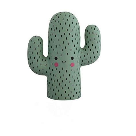 Additionally, base of the lamp is made of ceramic and high quality wood. Veilleuse en forme de cactus vert avec un visage ...