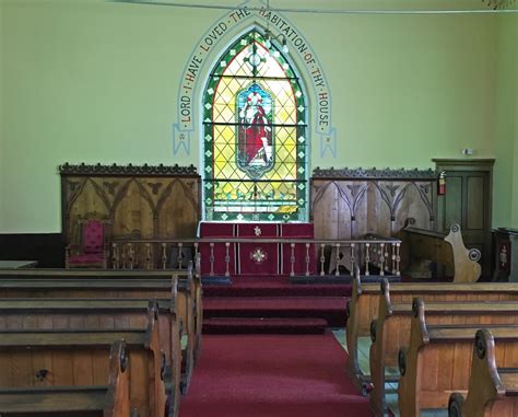 Pews And Altar At St Bartholomews Anglican Church Villa Les Rochers