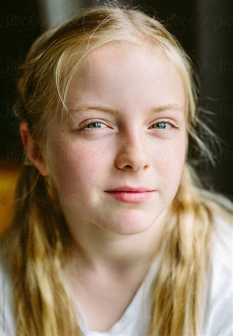 Strong Adolescent Girl By Stocksy Contributor Helen Rushbrook Stocksy