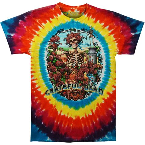 Grateful Dead Grateful Dead Men S Rainbow Bertha Tie Dye T Shirt Multi