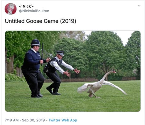 Untitled Goose Game Memes Are Sweeping The Internet