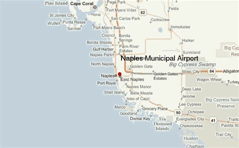 Map Of Florida Showing Naples And Fort Myers United States Map