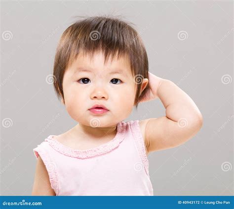 Baby Feeling Confused Stock Photo Image 40943172