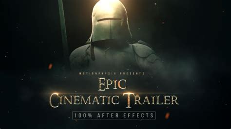 Download the after effects templates today! Epic Cinematic Trailer Videohive - Free Download After ...