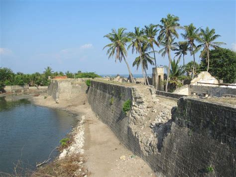 The Old Fort At Mannar Sri Lanka Was Originally Built By The