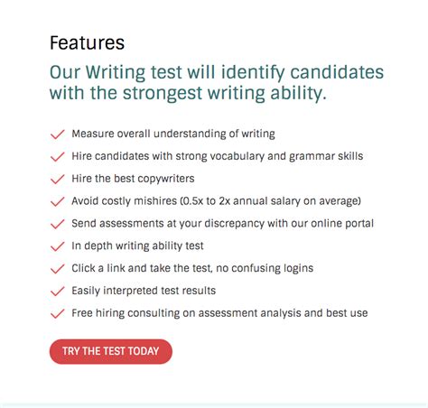 Writing Skills Test For Candidates The Hire Talent