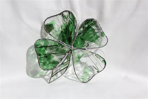 Pin On Stained Glass Shamrocks