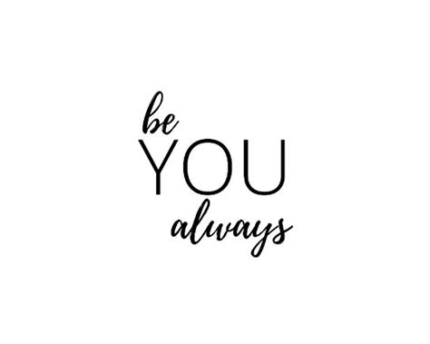 Be You Always Printable Art Be You Quote Print Motivational Etsy
