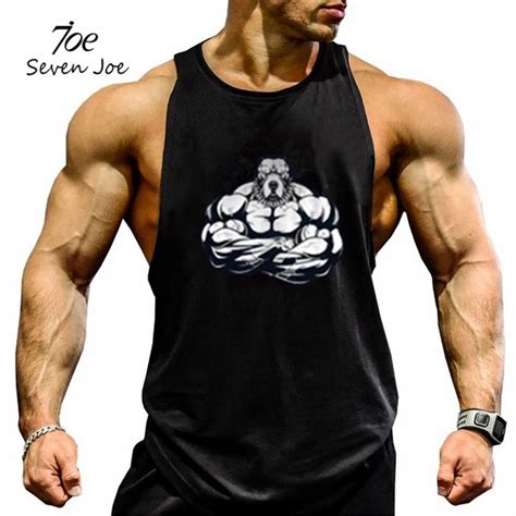 Seven Joe New Bodybuilding Stringer Tank Top Superman Gym Sleeveless