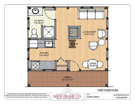 20x20 A Frame Cabin Plans