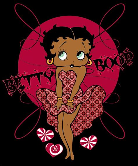 Betty Boop Pictures Archive Betty Boop Cool Breeze Red Dress