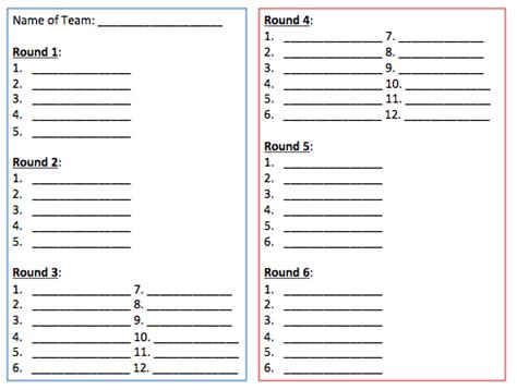 images  answer trivia questions    sheet