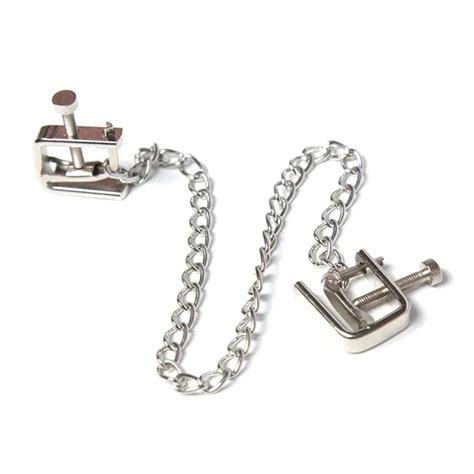 stainless steel chain nipple milk clips breast clip sex slaves nipple clamps sex toys for