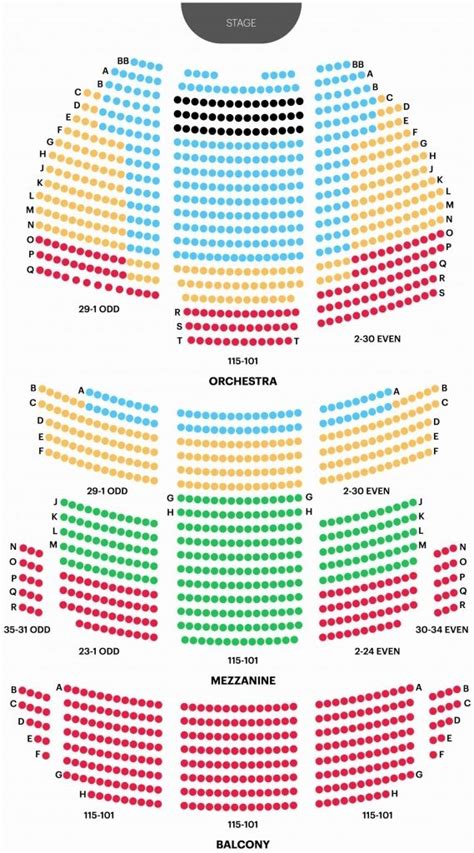 the schuster center seating chart