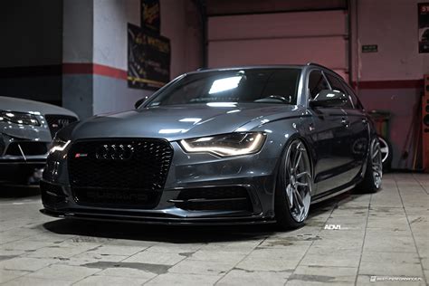 Oolong Gray Metallic Audi A6 Avant Adv53 Mv2 Cs Wheels Adv1 Wheels