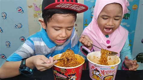 Bocah Makan Samyang Sampe Basah Samyang Challenge Youtube