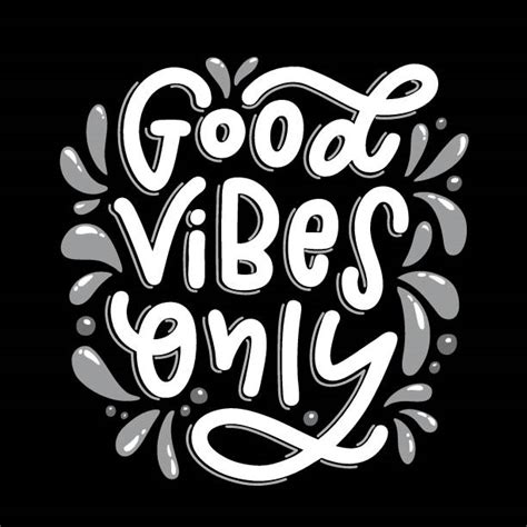 Good Vibes Only Motivation Poster Vector Concept Illustrations Royalty