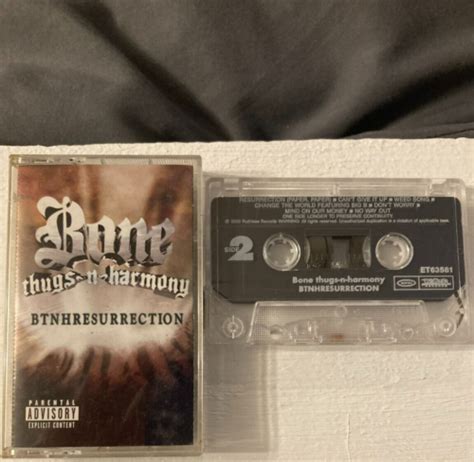 Bone Thugs N Harmony Btnhresurrection Cassette Tape Hip Hop Rap Gangsta