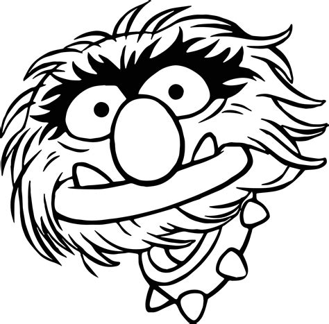 Coloring page muppets miss piggy. The Muppets Animal Coloring Pages | Animal coloring pages ...