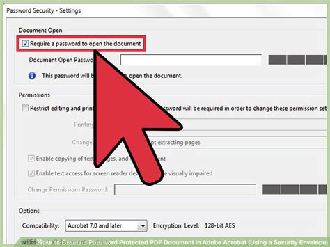 How To Create A Password Protected Pdf Document In Adobe