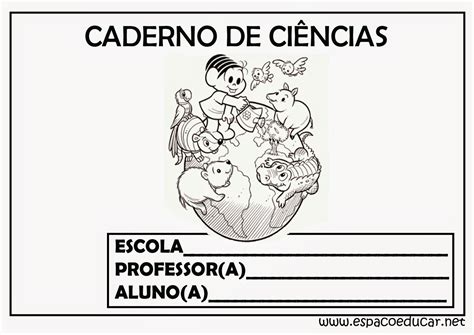 Capa De Caderno Ciencias Para Imprimir