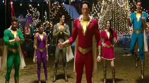 With her siblings eugene and pedro, darla has brought the shazam family into a. Shazam Gave His Power To Family Scene | Shazam Movie ...